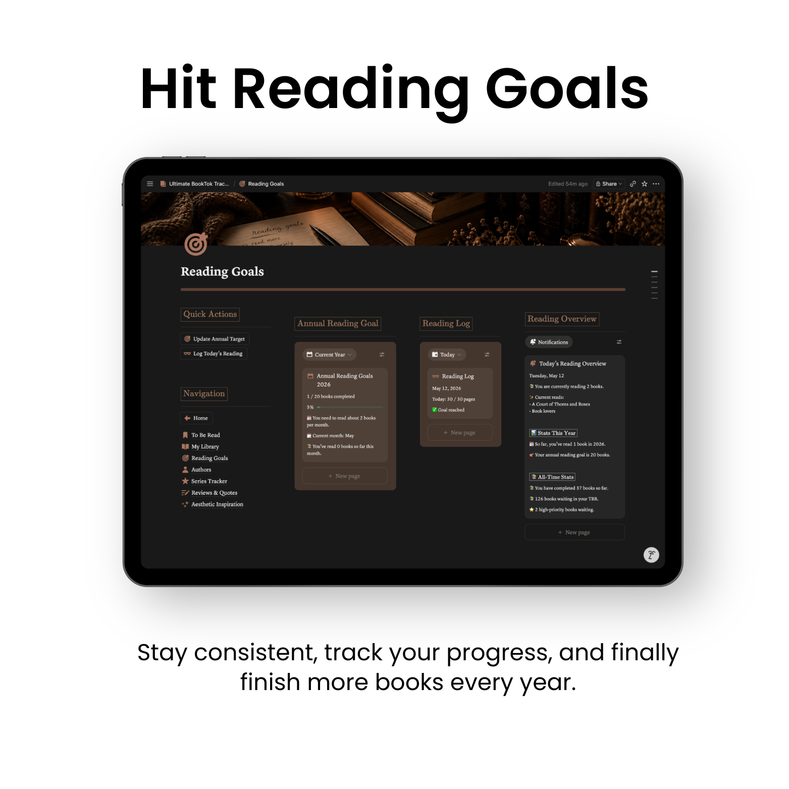 Ultimate BookTok Tracker