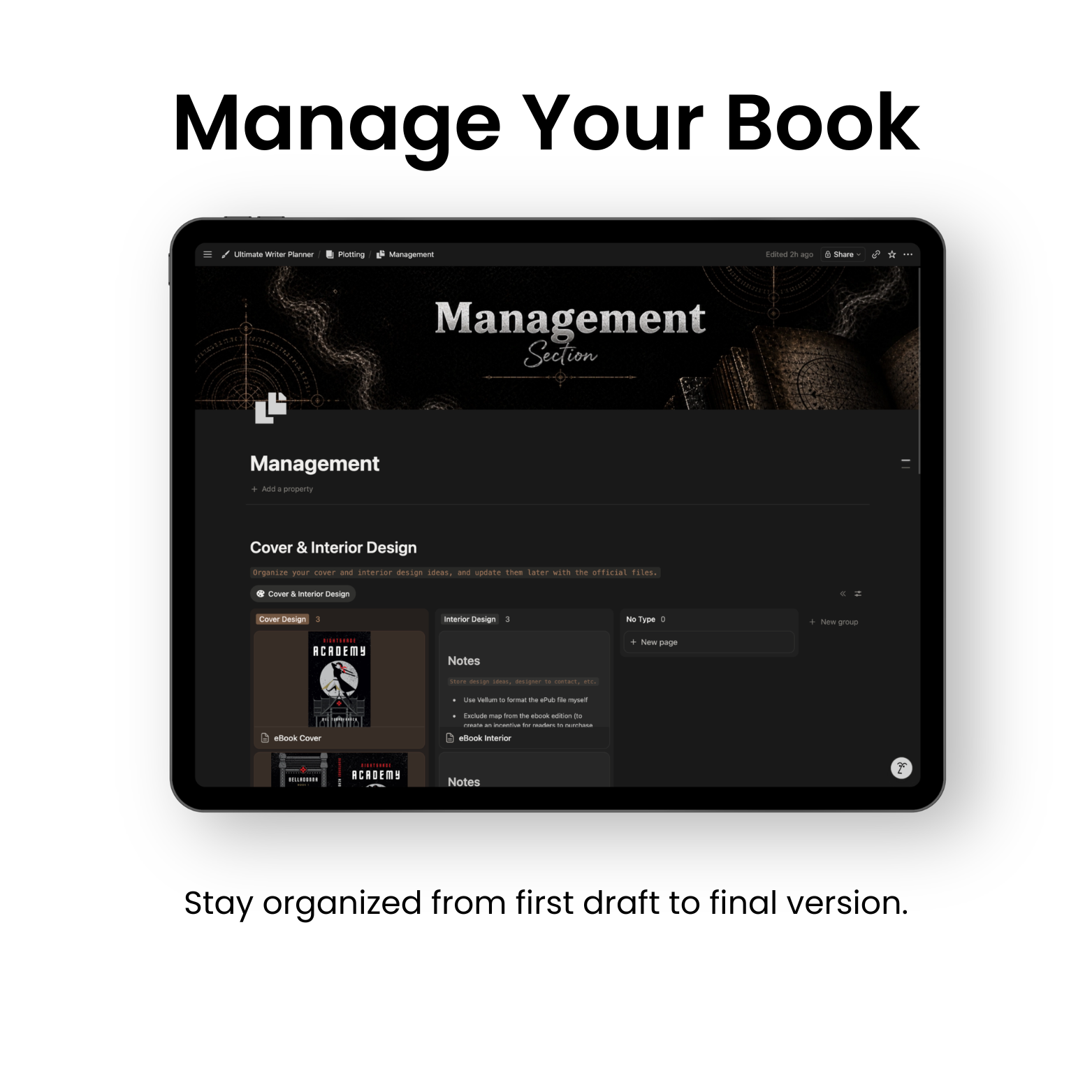 Ultimate Writer Planner