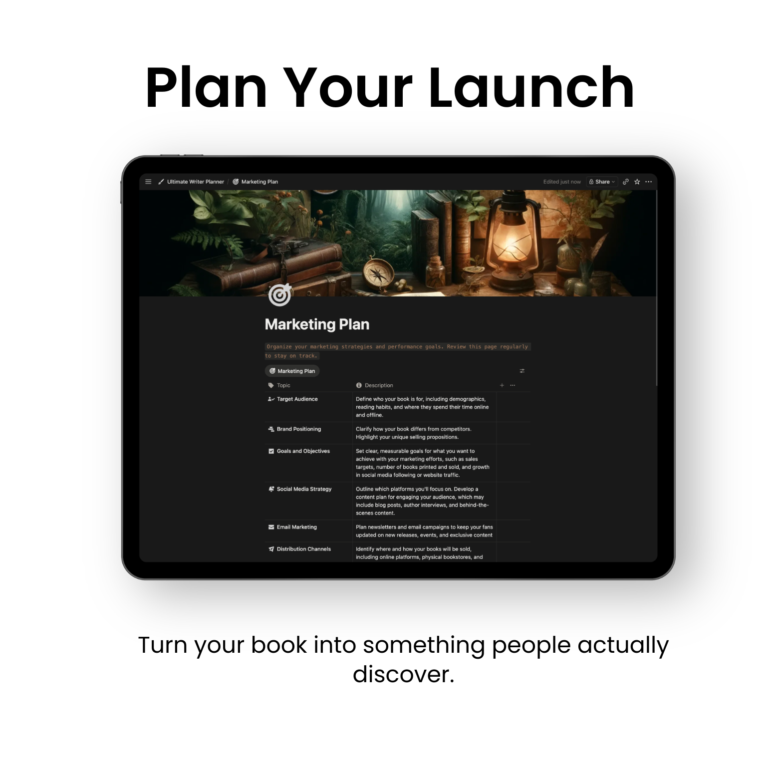 Ultimate Writer Planner