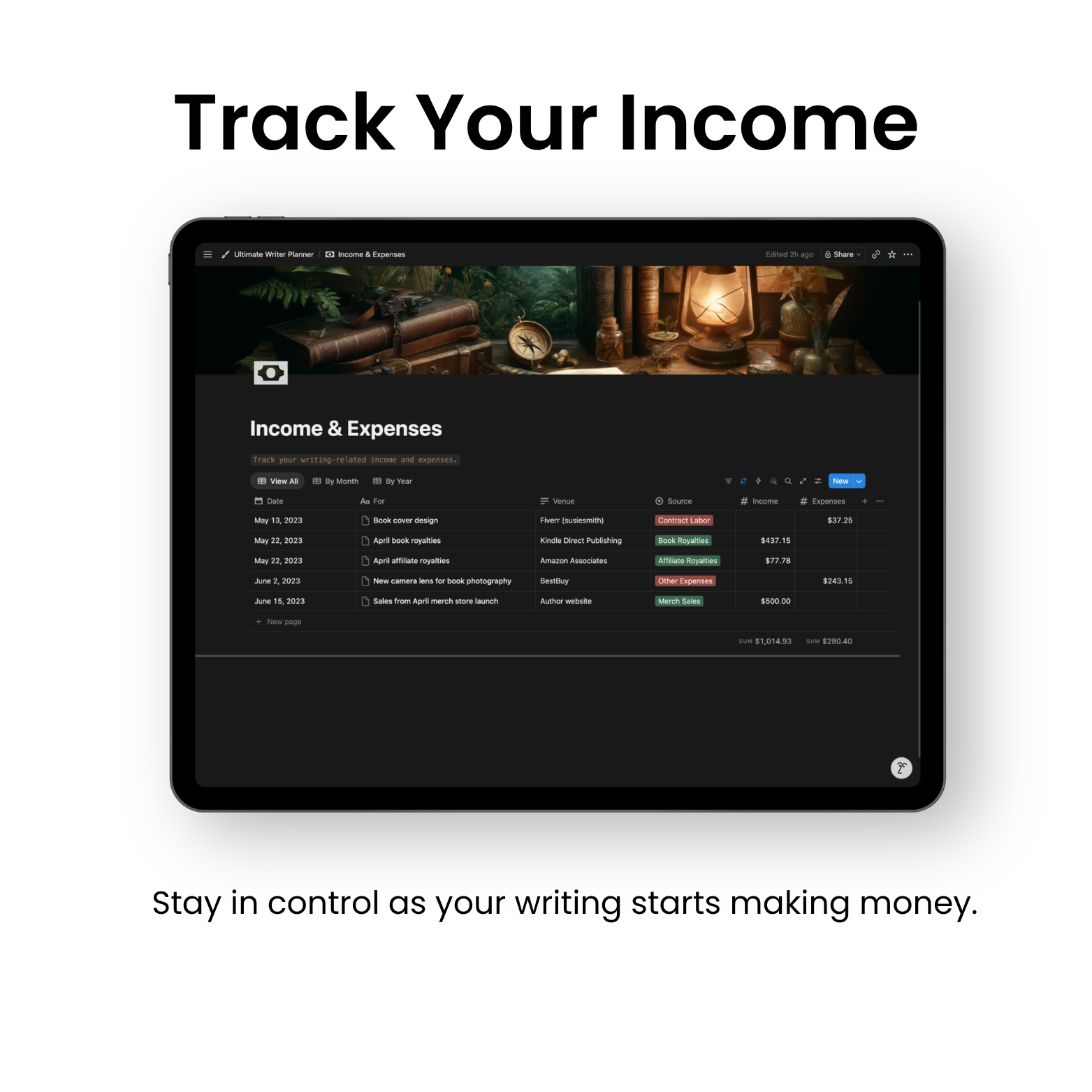 Ultimate Writer Planner