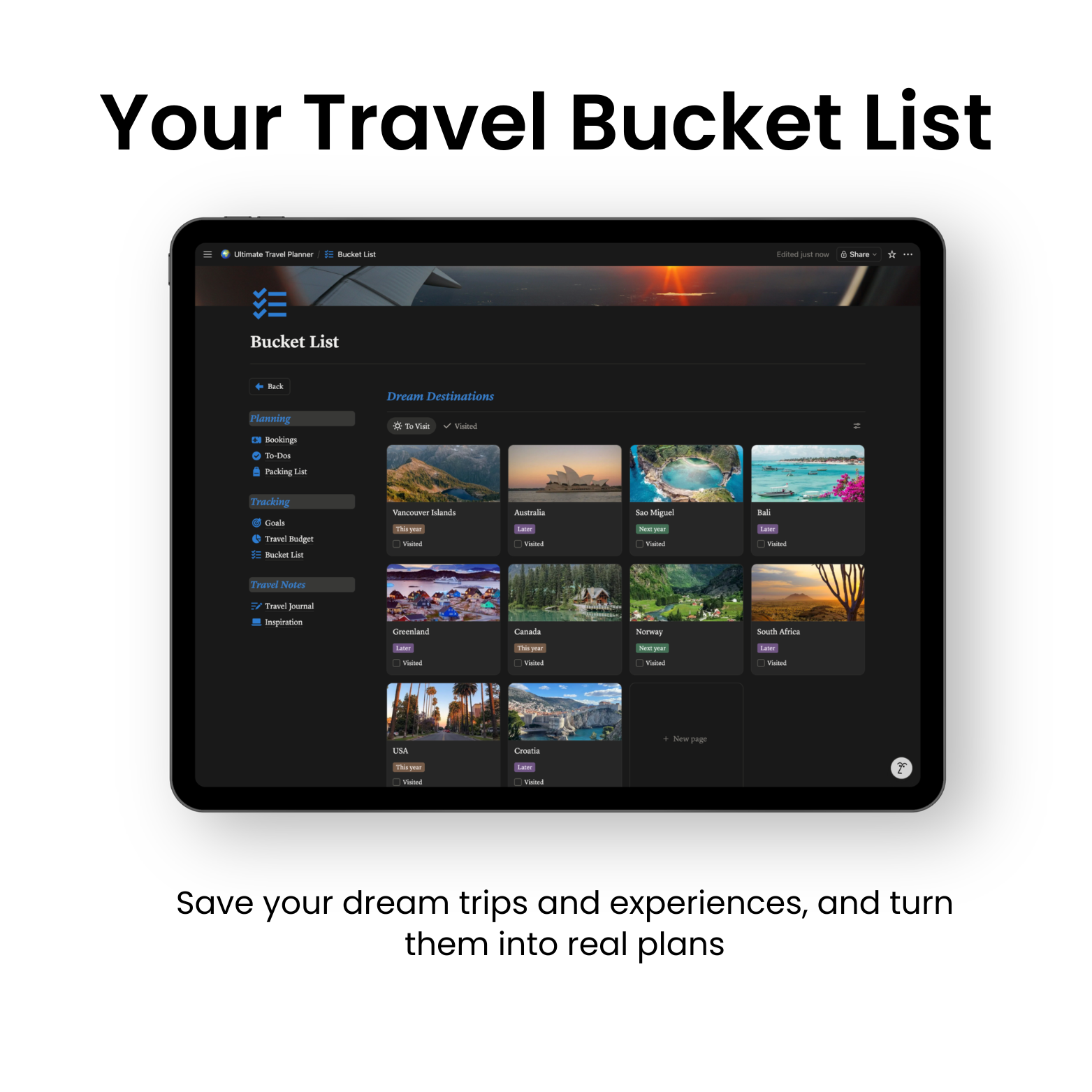 Ultimate Travel Planner