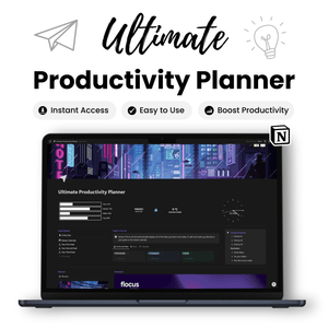 Ultimate Productivity Planner - Oliver Notion