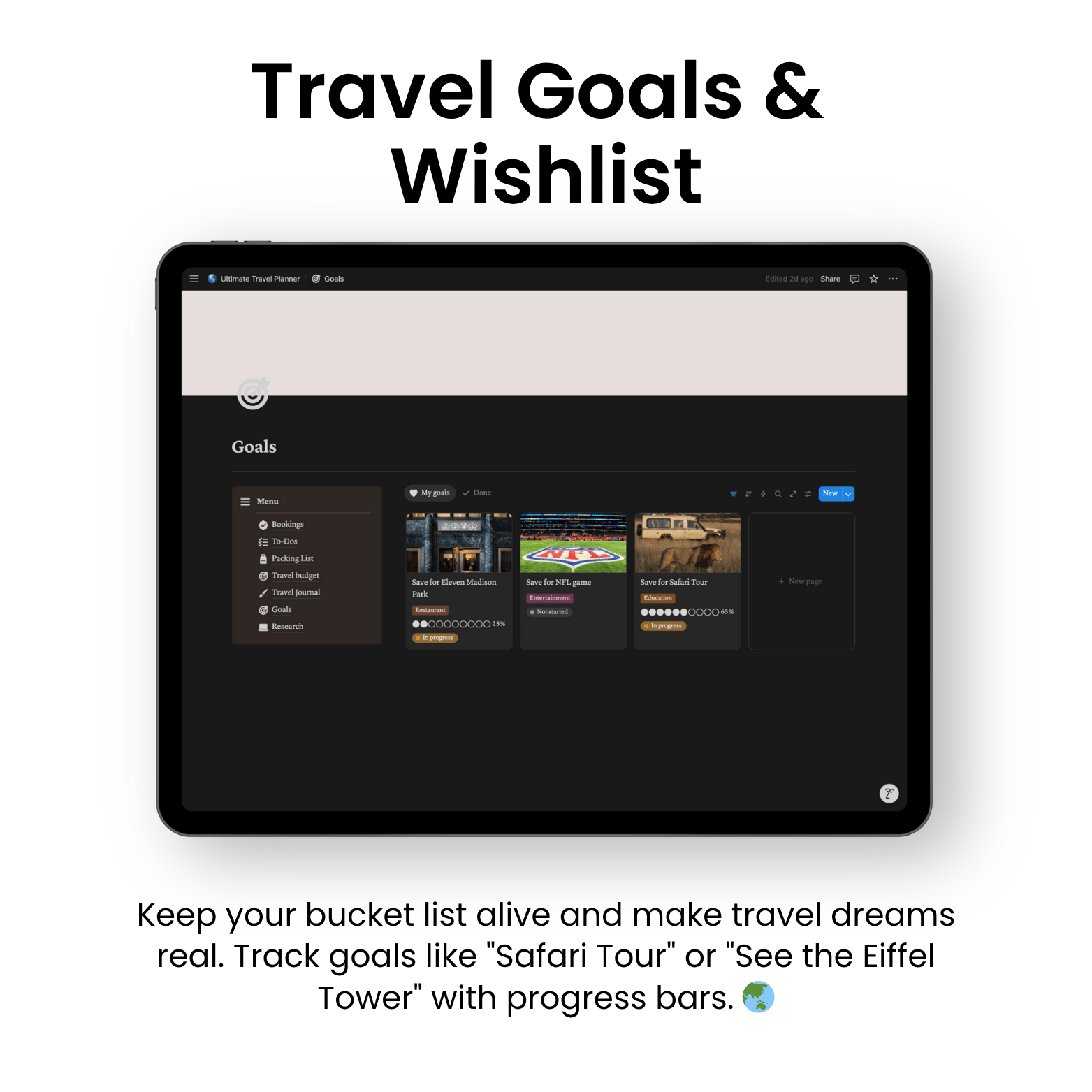 Ultimate Travel Planner - Oliver Notion