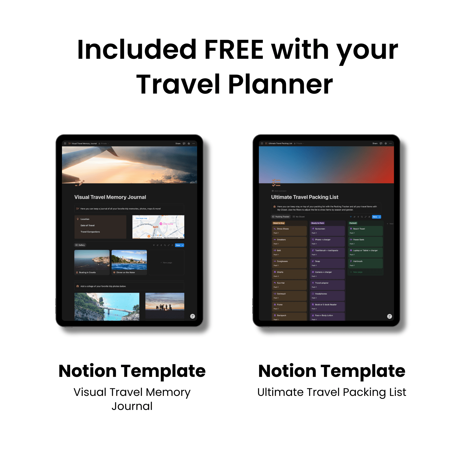 Ultimate Travel Planner - Oliver Notion