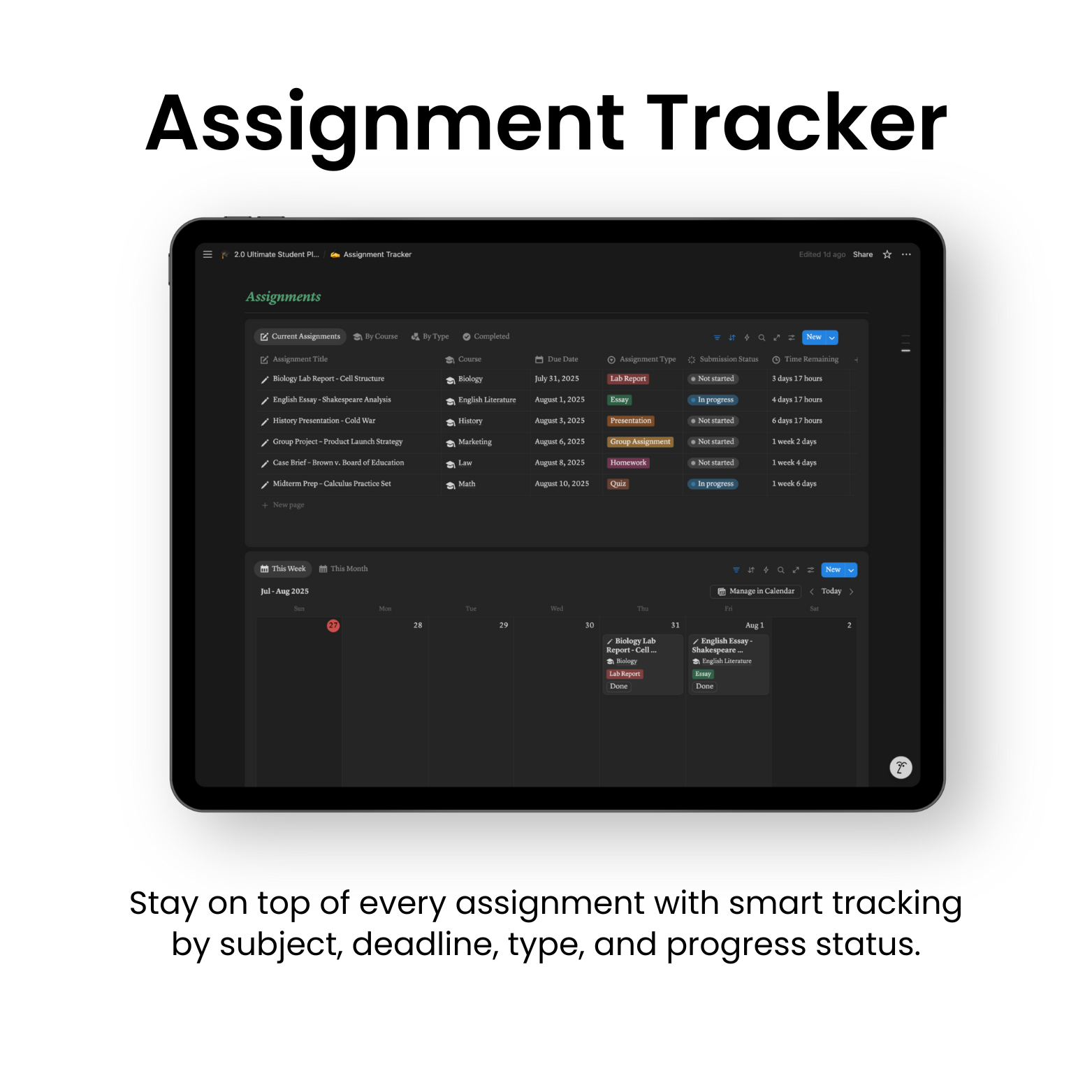 Ultimate Student Planner