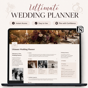 Ultimate Wedding Planner for Notion main cover