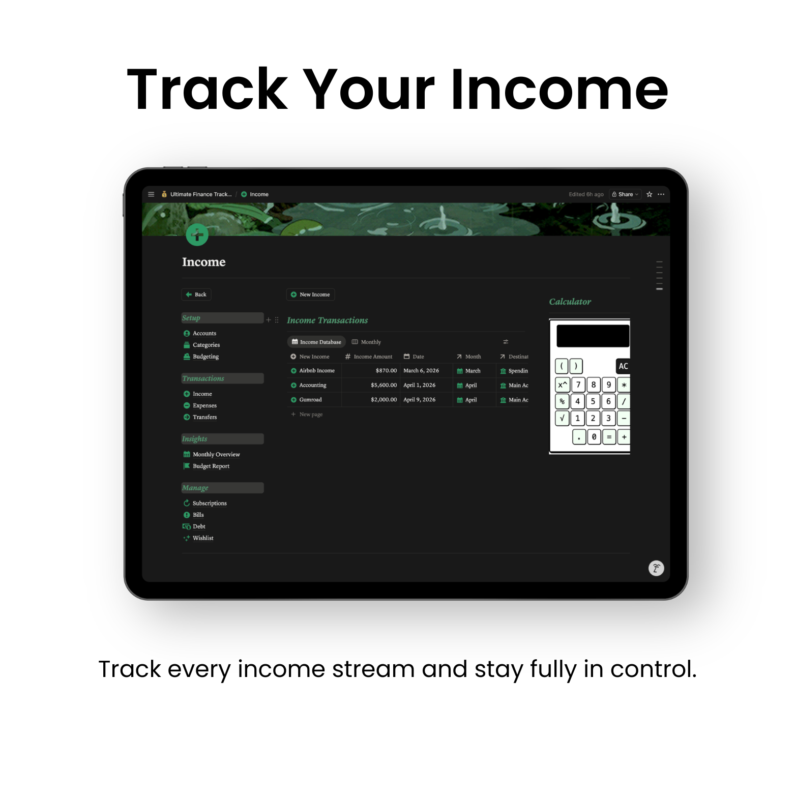 Ultimate Finance Tracker