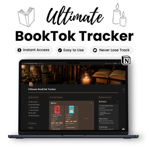 Ultimate BookTok Tracker for Notion main cover