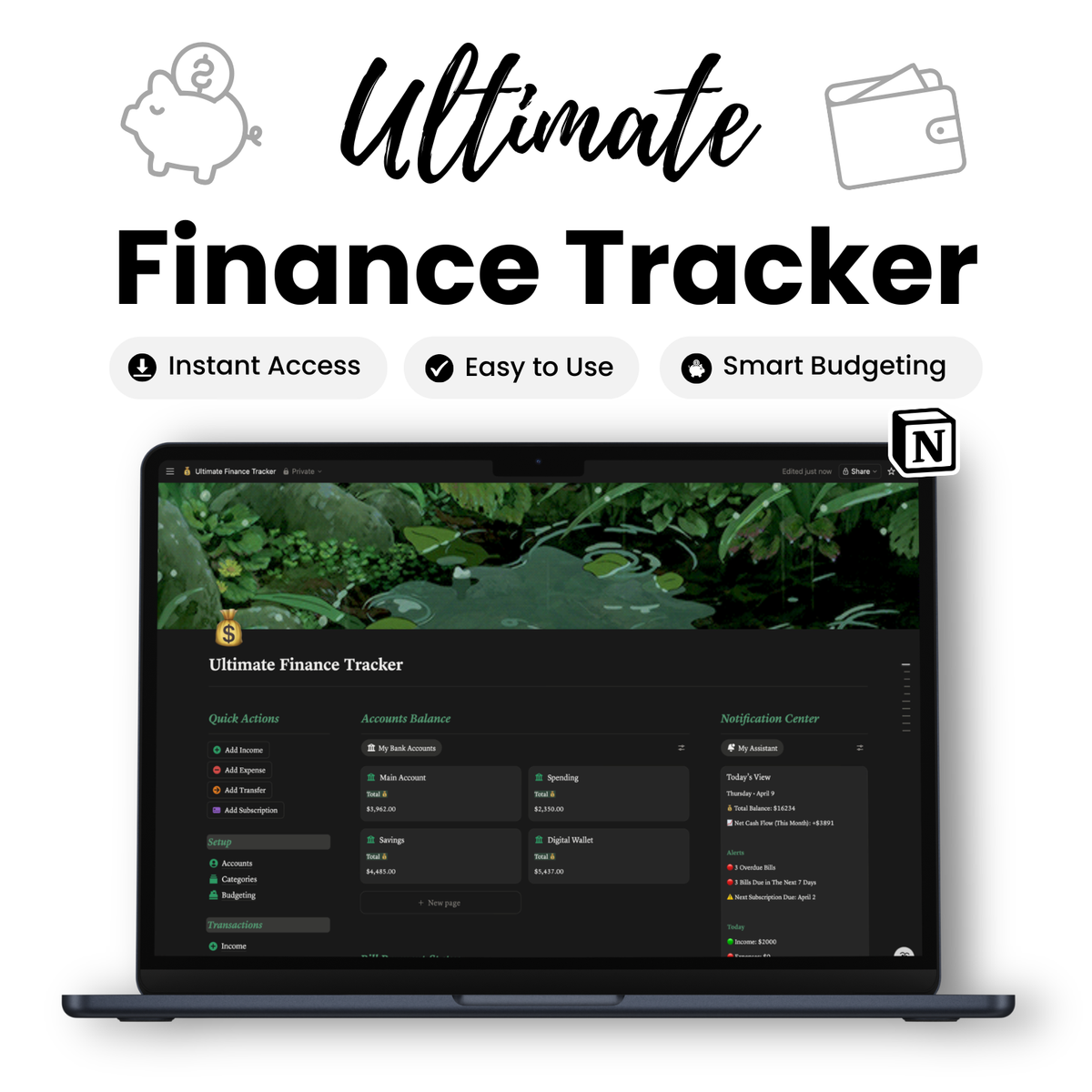 Ultimate Finance Tracker | Organize Your Money in One System – Oliver ...
