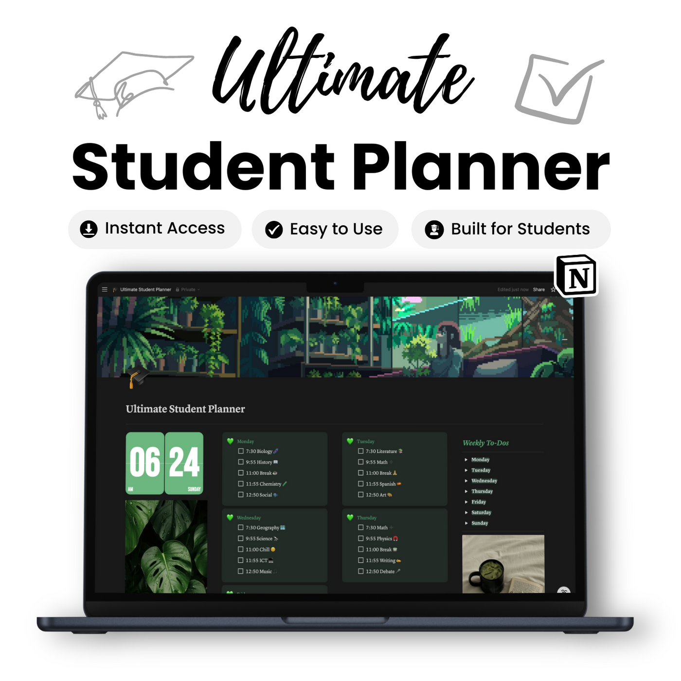 Ultimate Student Planner Notion Template Ultimate Student Planner Notion Template