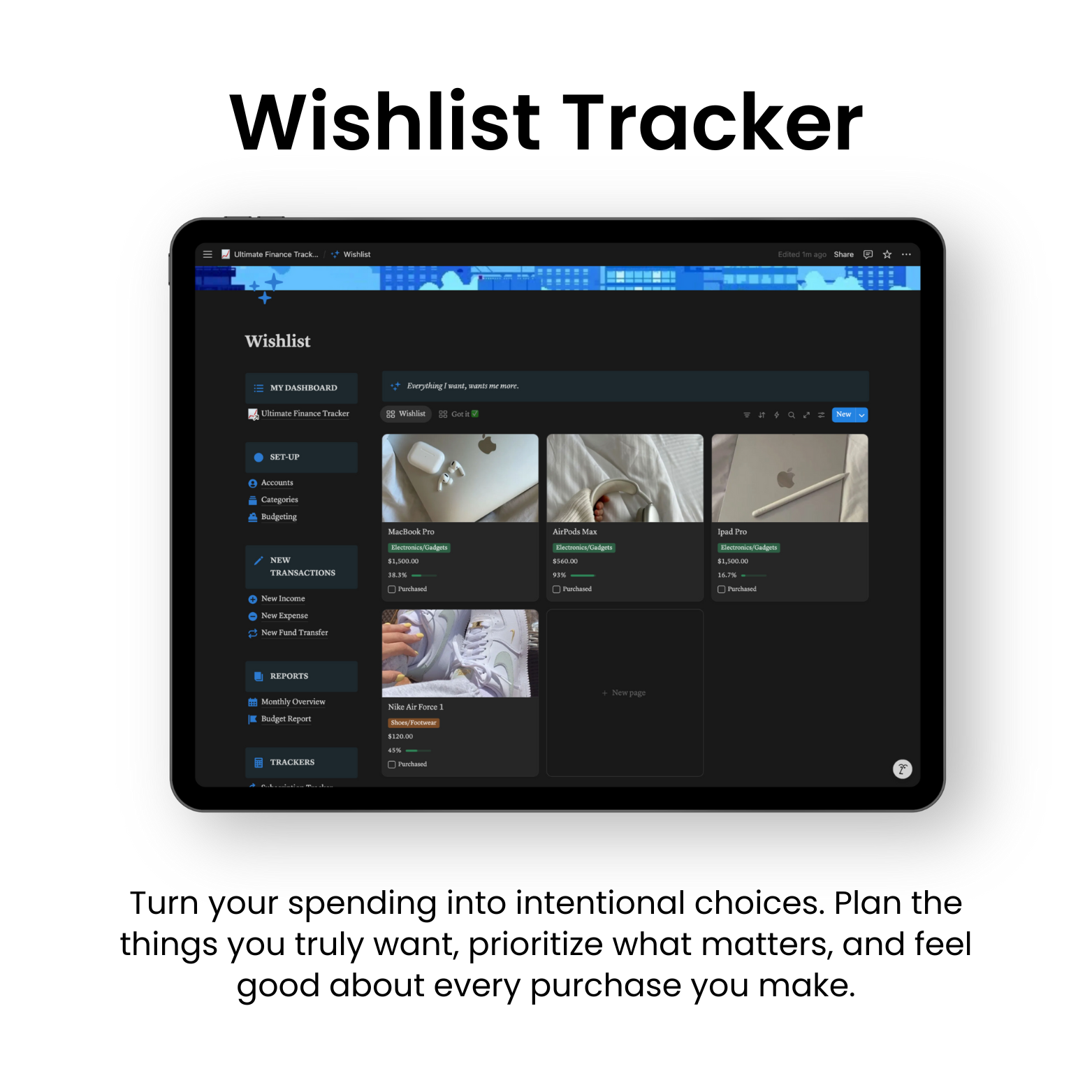 Ultimate Finance Tracker