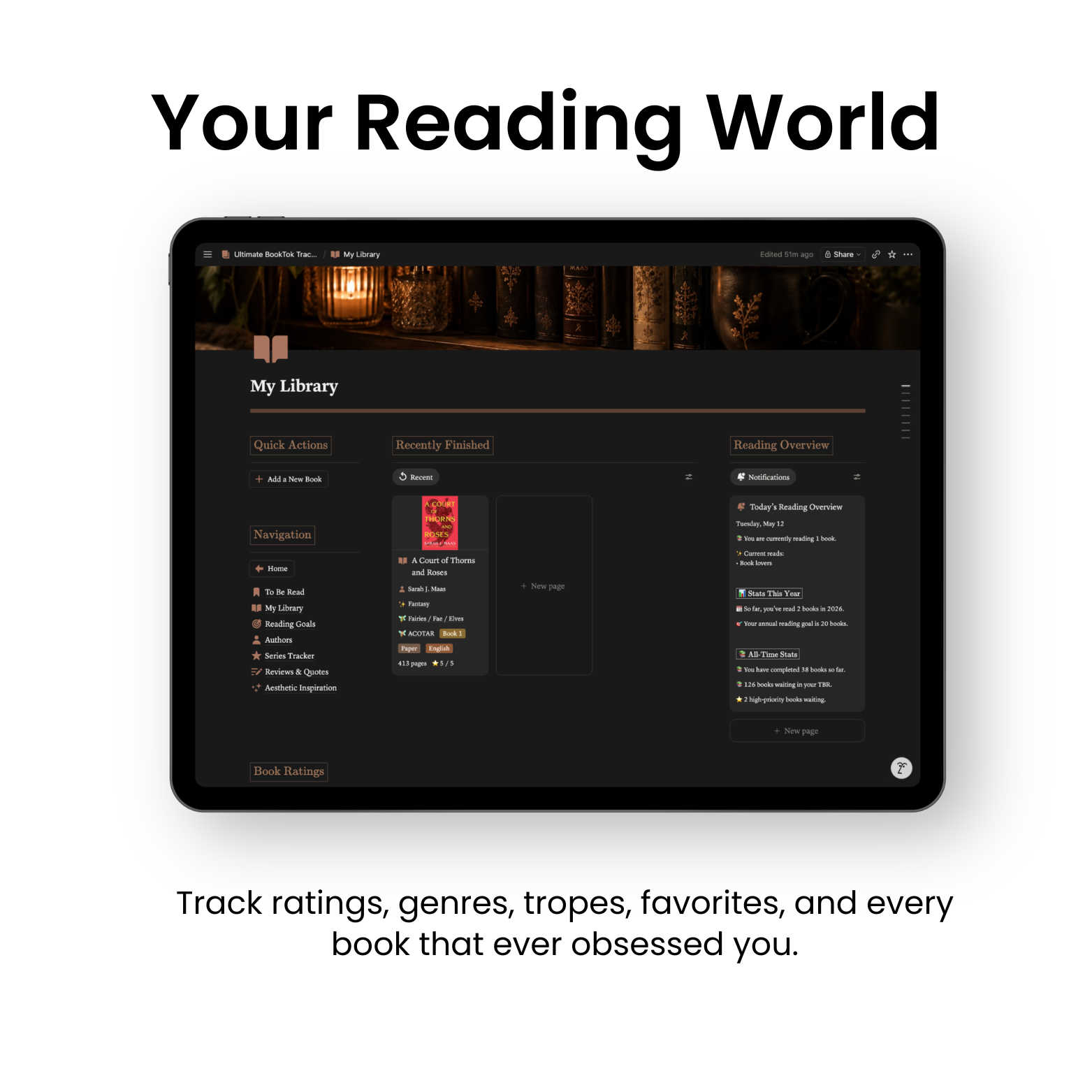 Ultimate BookTok Tracker